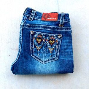 Grace In LA Bootcut Jeans